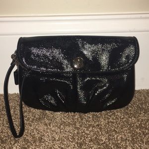 Coach clutch/wristlet